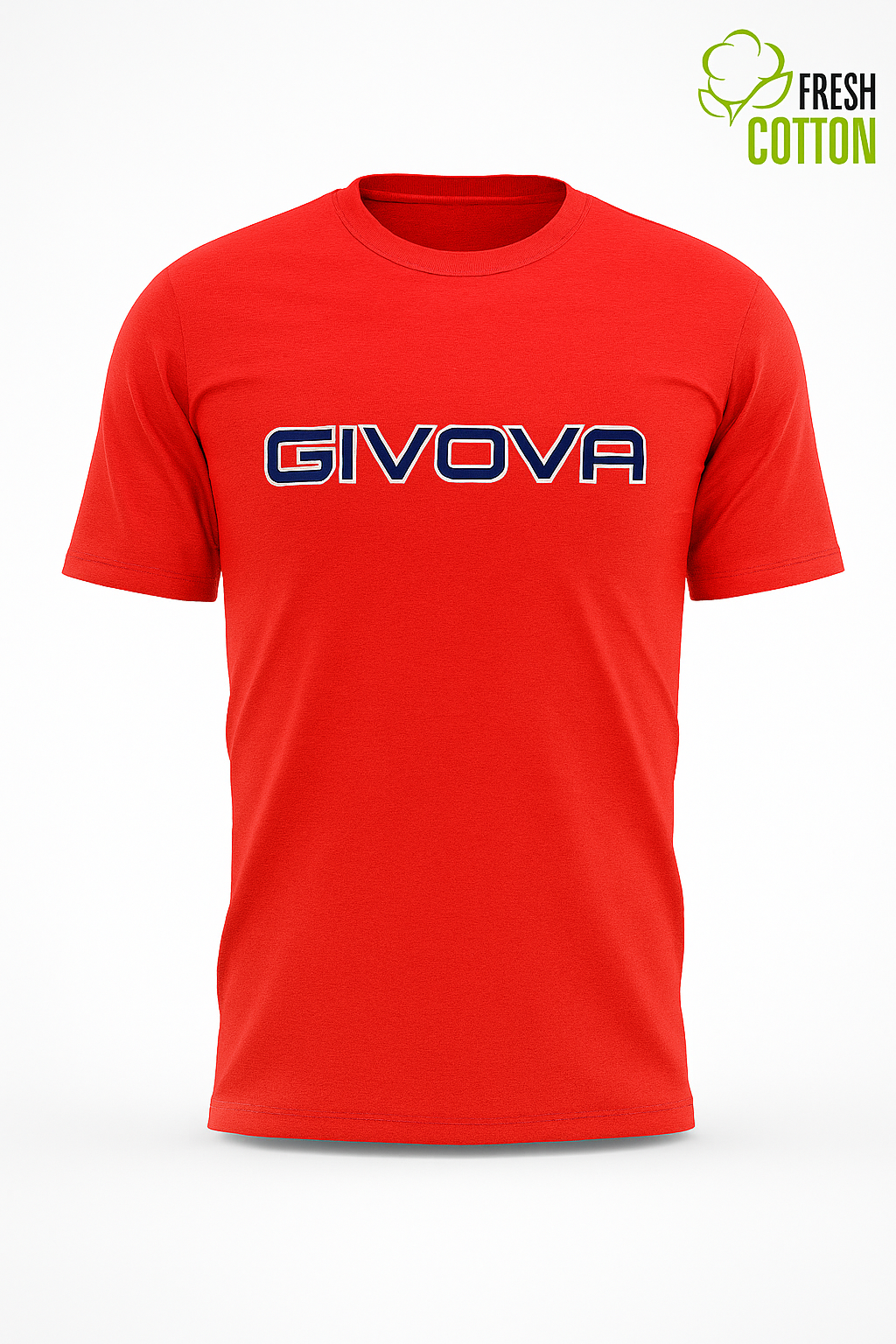 GIVOVA Unisex T-Shirt – Gepunktet, 100 % Baumwolle, Atmungsaktiv & Sportlich
