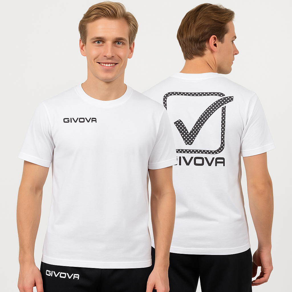 GIVOVA Cubo T-Shirt – Unisex Sportshirt aus 100 % Baumwolle
