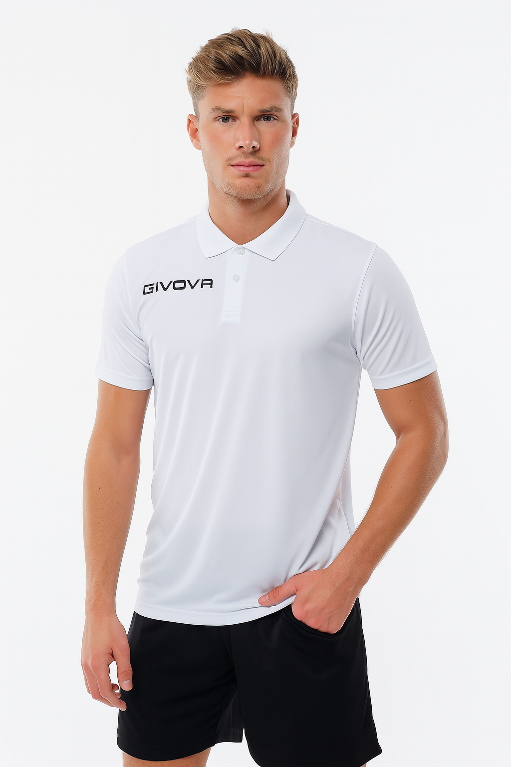 GIVOVA Poloshirt POLO POCKET IN MESH