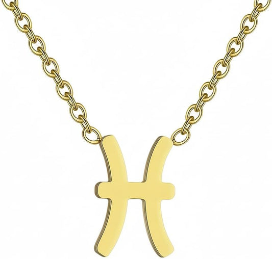 KIANJA Sternzeichen Halskette Zodiac Collection Edelstahl Gold – alle 12 Zeichen