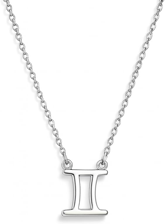 Zwillinge Sternzeichenkette 925 Sterling Silber