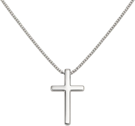 KIANJA Kreuzkette 925 Sterling Silber – Vorderansicht