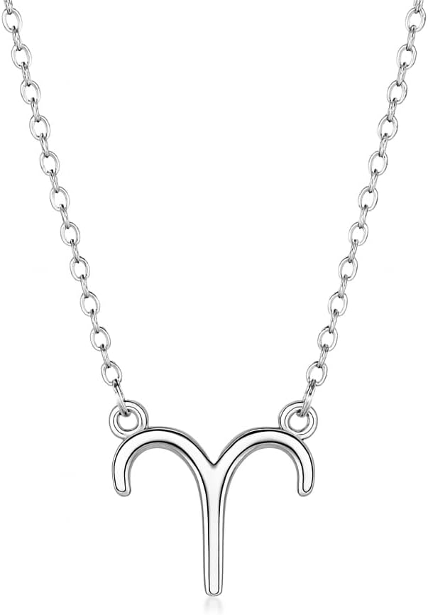 Widder Sternzeichenkette 925 Sterling Silber