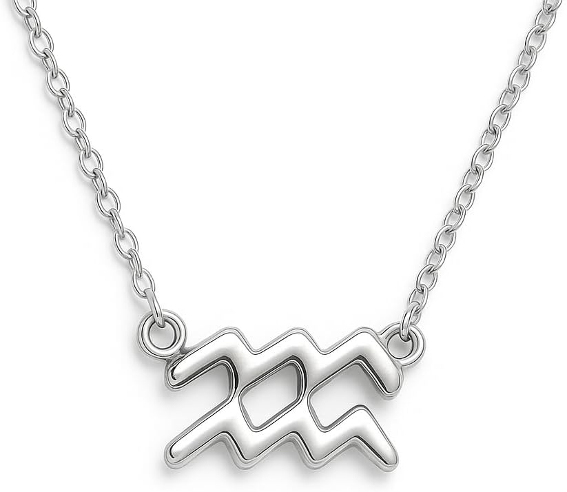 Wassermann Sternzeichenkette 925 Sterling Silber