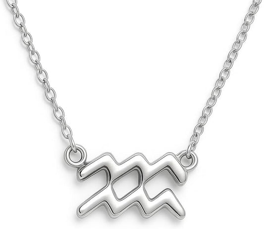 Wassermann Sternzeichenkette 925 Sterling Silber