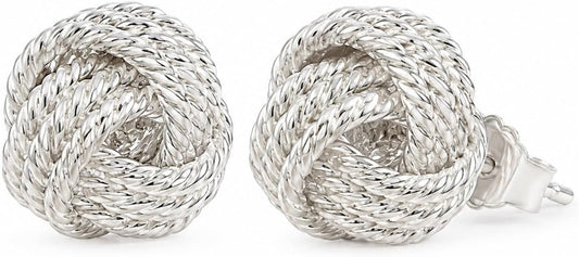 KIANJA Ohrstecker Seilknoten 925 Silber