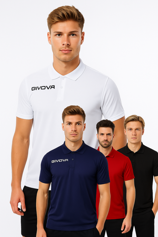 GIVOVA Poloshirt  POLO POCKET IN MESH