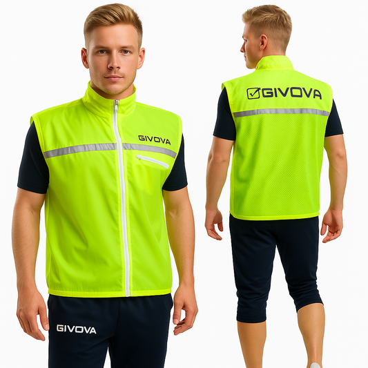 GIVOVA Leichte Laufweste mit Reflexstreifen
